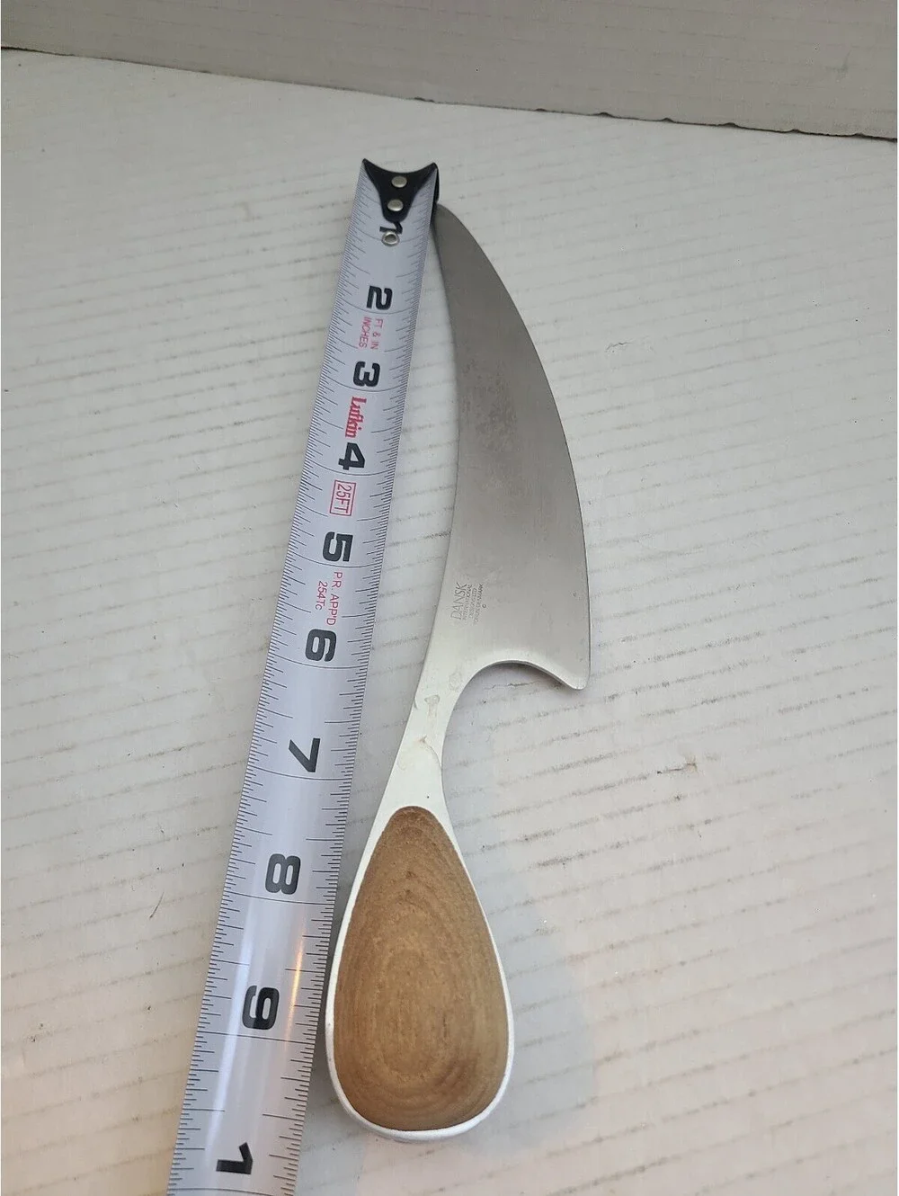Dansk Vivianna Torun Denmark Vintage Cheese Knife W/ Teak Wooden Inlay MCM